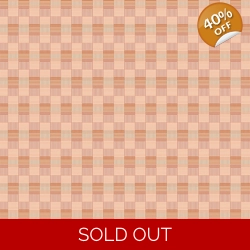 REMNANT - Suzy Quilts - Basket Weave - Shrimpy - 54cm