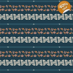 REMNANT - Suzy Quilts - Key West Bound - Binding Fabric - Fat Quarter