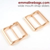 Emmaline 3/4 inch (18mm) Extra Wide Mouth Strap Sliders
