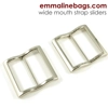 Emmaline 3/4 inch (18mm) Extra Wide Mouth Strap Sliders
