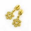 Zipper Pull #5 for Nylon Zipper - Snowflake - Pack of 2