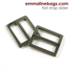 Emmaline 1 inch (25mm) Flat Strap Sliders