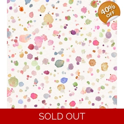 REMNANT - Sillier than Sally - Flowers and Feathers - Dots - Fat Quarter