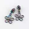 Zipper Pull #5 for Nylon Zipper - Flower - Pack of 2