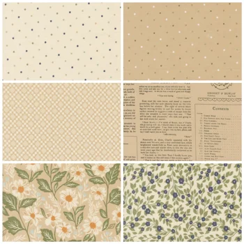 Lella Boutique - True Love - Fat Quarter Bundle Cream x 6