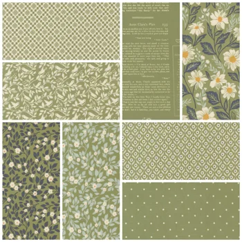 Lella Boutique - True Love - Fat Quarter Bundle Fern x 8