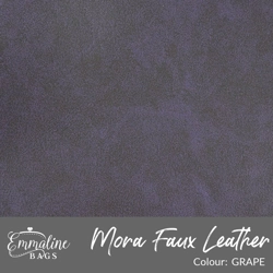 Mora Faux Leather - Grape