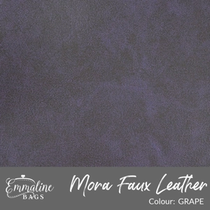 Mora Faux Leather - Grape