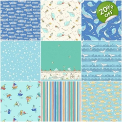 Michael Miller - Make a Splash - Fat Quarter Bundle x 9