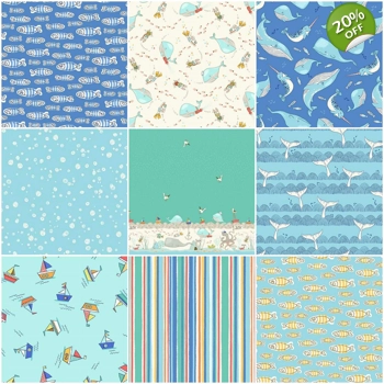 Michael Miller - Make a Splash - Fat Quarter Bundle x 9