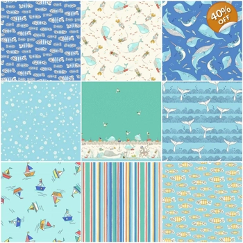 Michael Miller - Make a Splash - Fat Quarter Bundle x 9