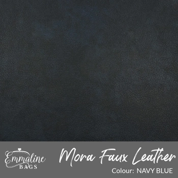 Mora Faux Leather - Navy