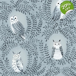 REMNANT - Dashwood Studio - Sarah Knight - Nightfall - Owls - Fat Quarter