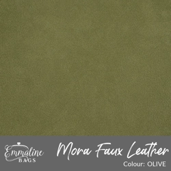 Mora Faux Leather - Olive