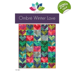 V & Co - Ombre Winter Love Quilt Kit