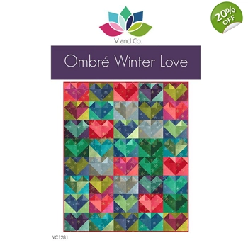 V & Co - Ombre Winter Love Quilt Kit