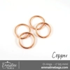 Emmaline 1 inch 25mm O-Ring - Pack of 4 - 5 finishes