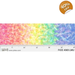 P&B Textiles - Fire & Ice - Broken Glass Ombre - Pastel Rainbow