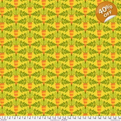 Jane Sassaman - Vegetable Patch - Small Carrot - Yellow