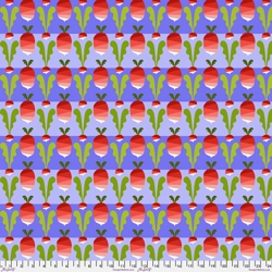 Jane Sassaman - Vegetable Patch - Radish - Red