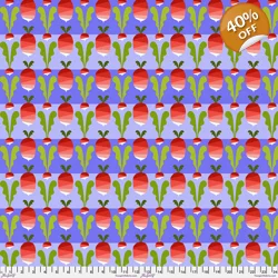 Jane Sassaman - Vegetable Patch - Radish - Red