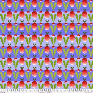 Jane Sassaman - Vegetable Patch - Radish - Red