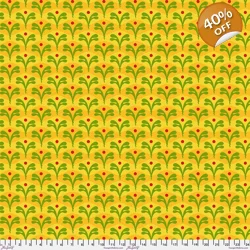 Jane Sassaman - Vegetable Patch - Sprout - Yellow