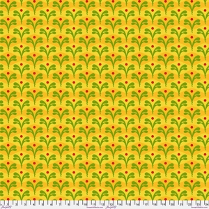 Jane Sassaman - Vegetable Patch - Sprout - Yellow