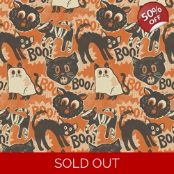 Maude Ashbury - Spooktacular - Scaredy Cat - Fat Quarter
