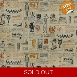 REMNANT - Tim Holtz - Regions Beyond - Masquerade - Multi - 83cm