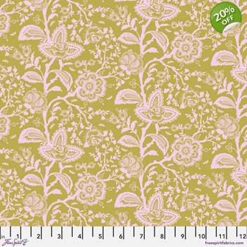 Tula Pink - Parisville (Deja Vu) - French Lace - Hazelnut