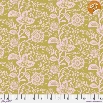 Tula Pink - Parisville (Deja Vu) - French Lace - Hazelnut