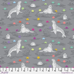 Tula Pink - Graywork - Seal the Deal - Shadow