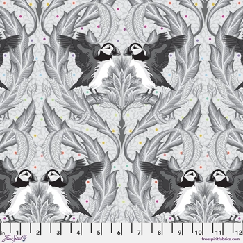 Tula Pink - Graywork - Huffin & Puffin - Whisper