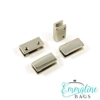 Emmaline Rectangular Strap Ends 3/4 inch wide - Pack of 4