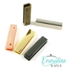 Emmaline Rectangular Strap Ends 1.5 inch wide - Pack of 4