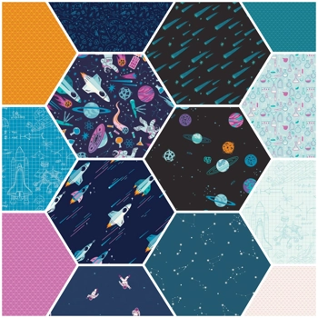 PRE-ORDER - AGF - Rocket Science - Fat Quarter Bundle x 14