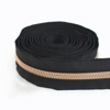 Black Nylon Zipper Tape #5 - by the Metre