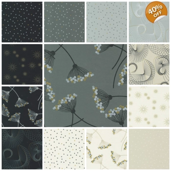 Zen Chic - Shimmer - Fat Quarter Bundle x 13