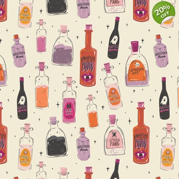 Art Gallery Fabrics - Sweet n Spookier - Liquid Magic