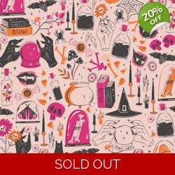 REMNANT - Art Gallery Fabrics - Sweet n Spookier - Witching Hour - 57cm