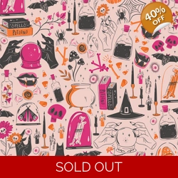 REMNANT - Art Gallery Fabrics - Sweet n Spookier - Witching Hour - Fat Quarter