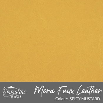 Mora Faux Leather - Spicy Mustard
