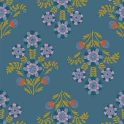AGF - Maureen Cracknell - Starling - Bramblebloom Blue