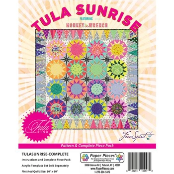 Tula Sunrise EPP Quilt Pattern with Complete Paper Piece Set