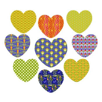 PRE-ORDER - Jane Sassaman - Vegetable Patch - Fat Quarter Bundle x 9