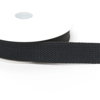 1 inch Cotton Webbing 1.5m - Black