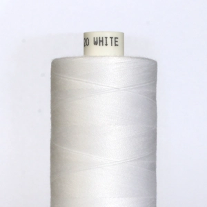 Coats Moon 120 Spun Polyester Thread - 1000 yards - White