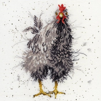 Bothy Threads - Curious Hen - Cross Stitch Kit