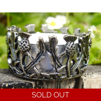 ANTIQUE FINISH THISTLE TEA L..